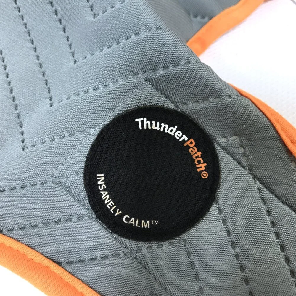 ThunderShirt Dog Harness Anxiety Relief Size M Gray Orange